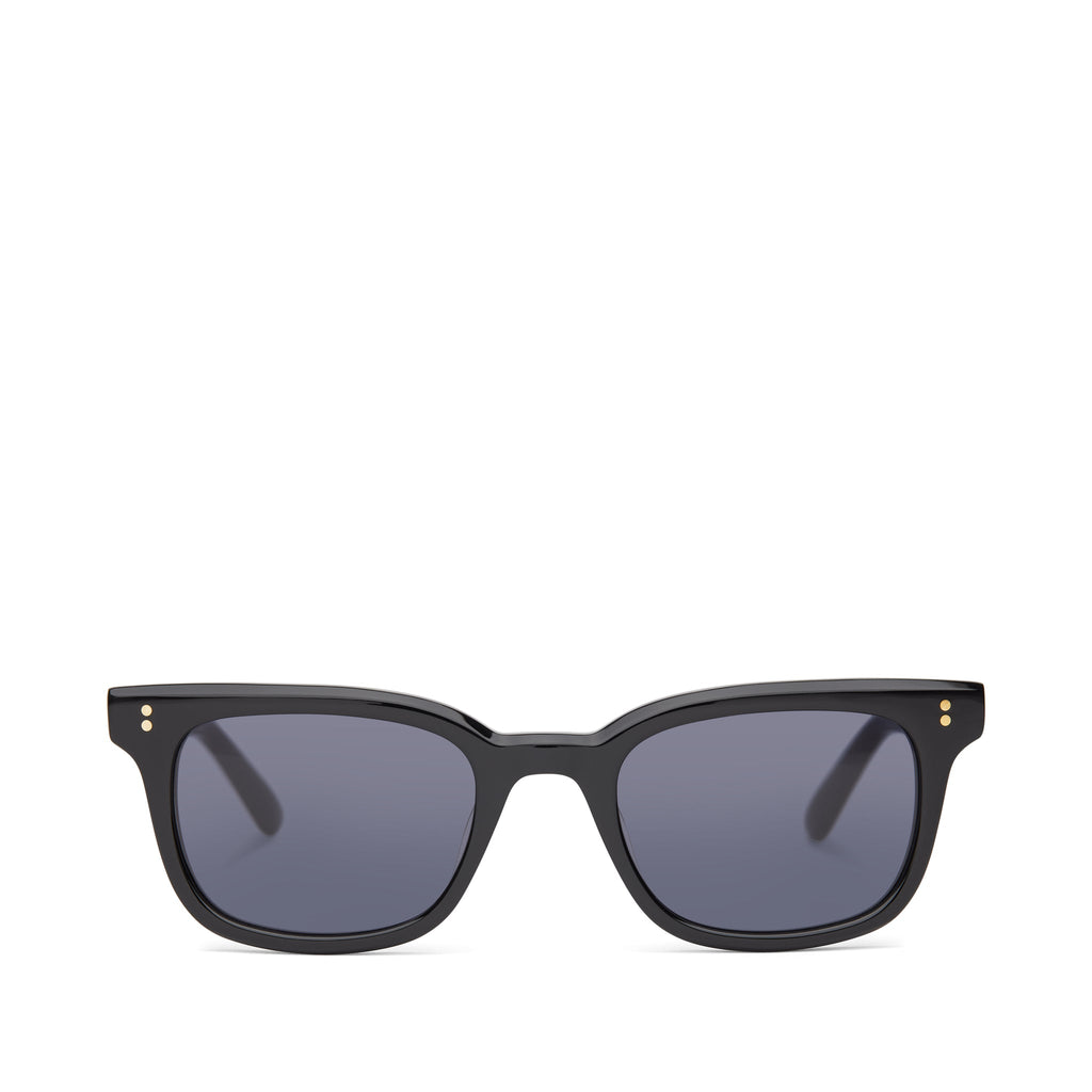 Ashtyn Black Tortoise Handcrafted Sunglasses Front View