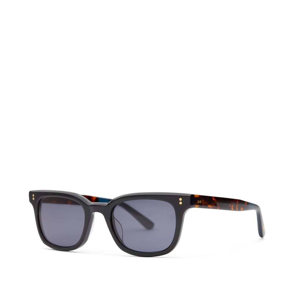 Ashtyn Black Tortoise Handcrafted Sunglasses Side View