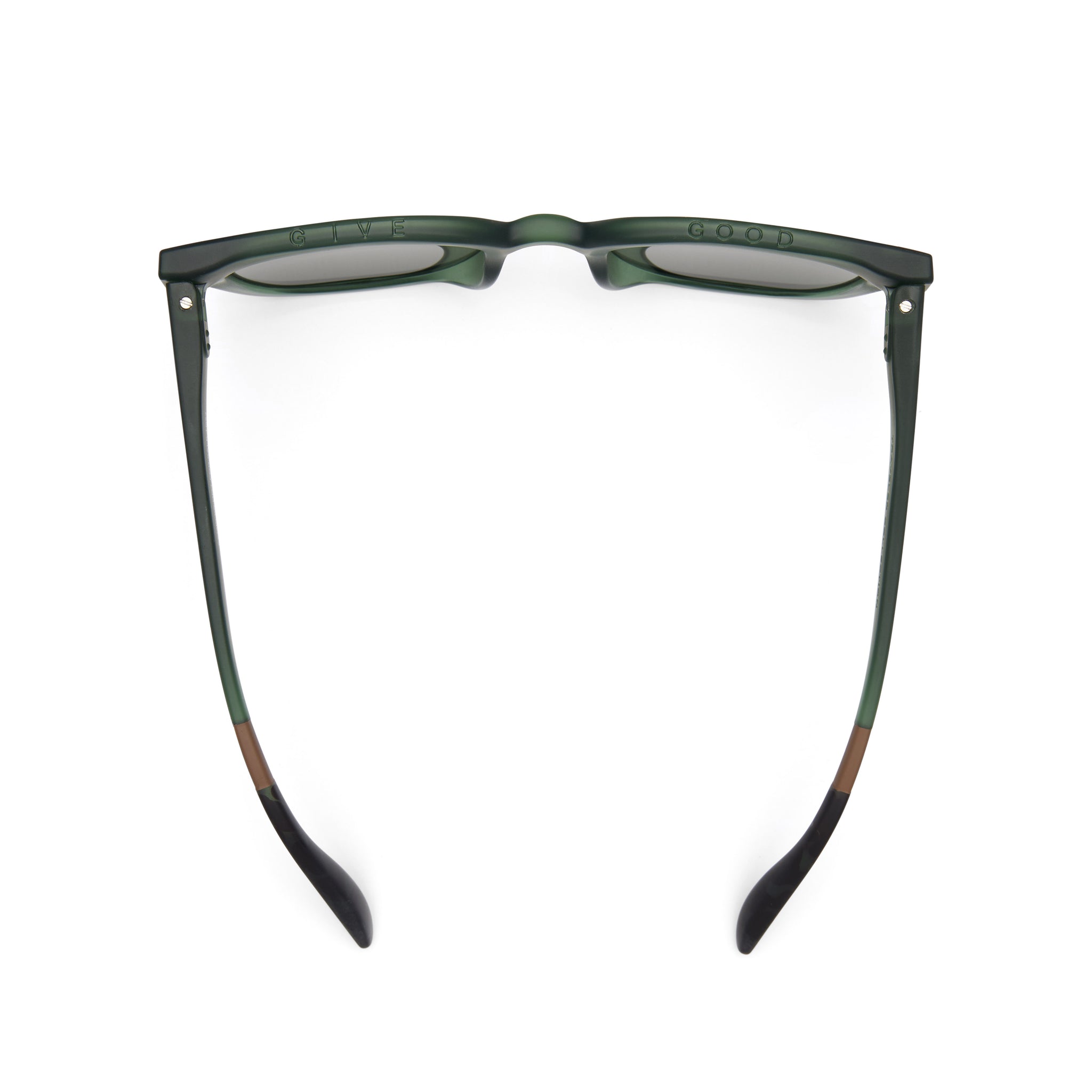 Juniper Spruce Traveler Sunglasses Top View