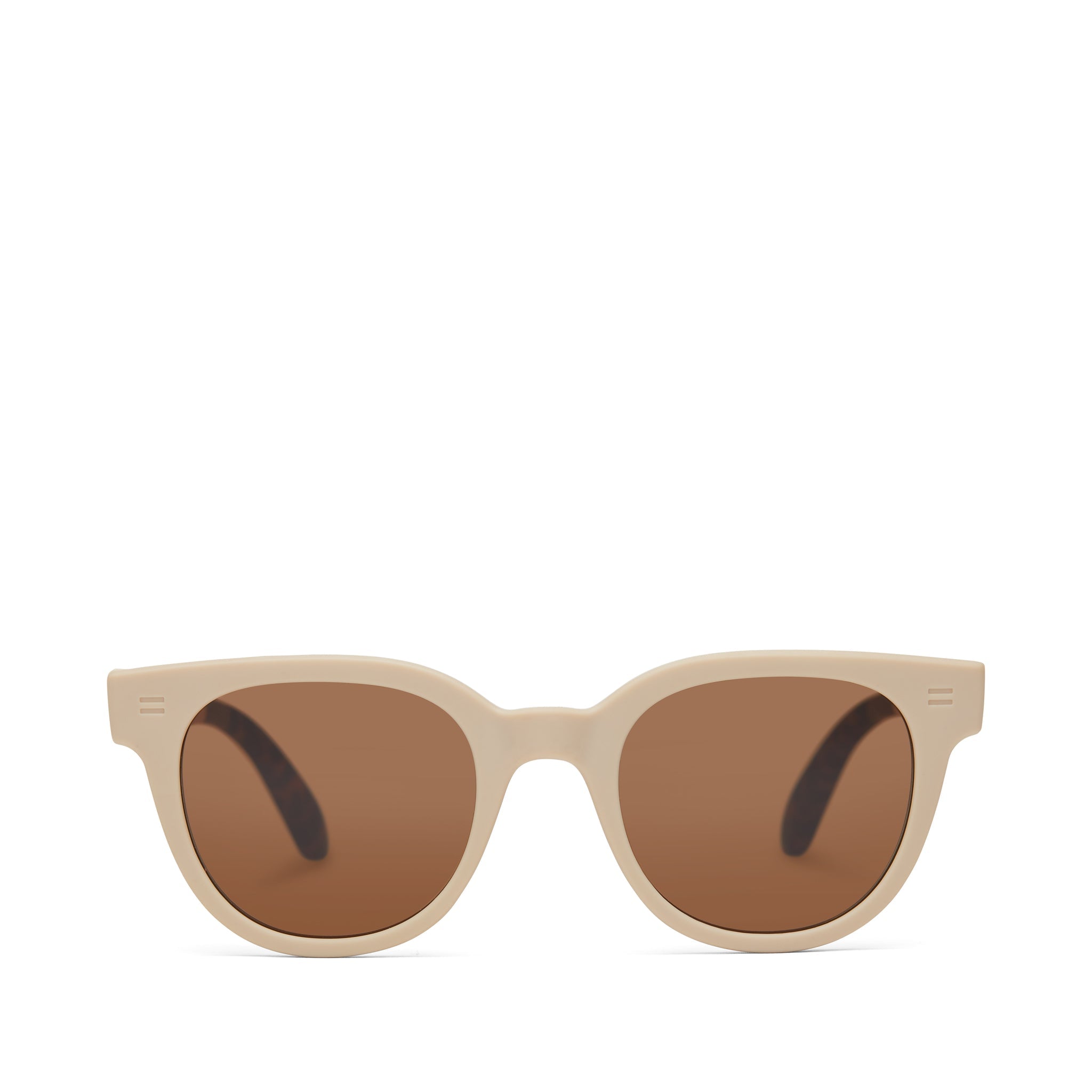 Rhodes Oatmilk Traveler Sunglasses Front View