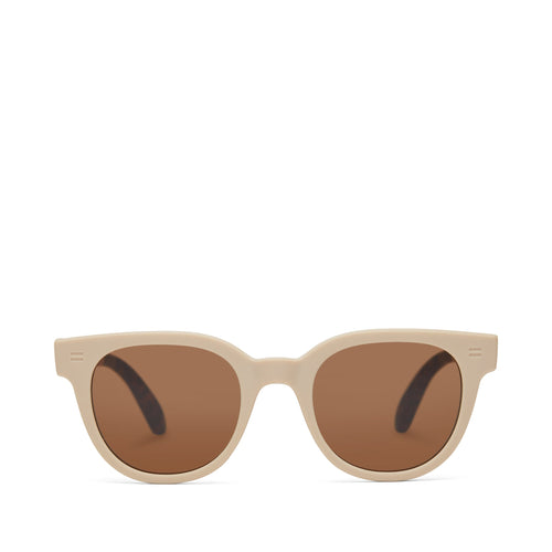 Rhodes Oatmilk Traveler Sunglasses Front View