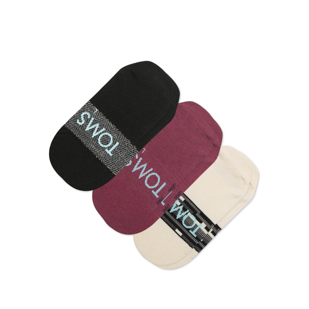 Classic No Show Socks Mesh 3 Pack Bottom Sole View
