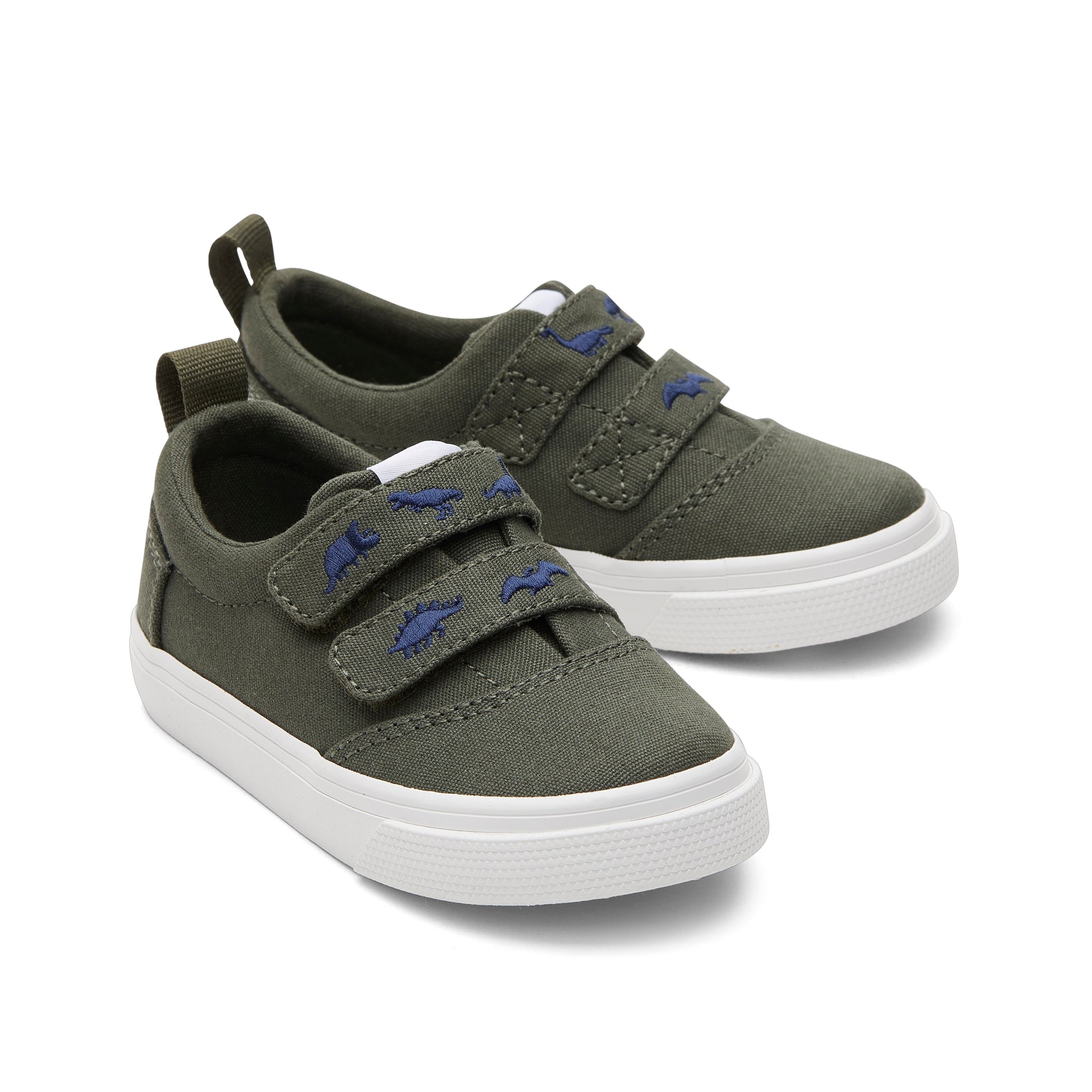 Fenix Sage Dinos Double Strap Toddler Sneaker Front View