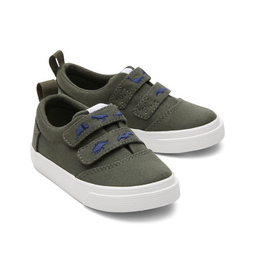 Fenix Sage Dinos Double Strap Toddler Sneaker Front View