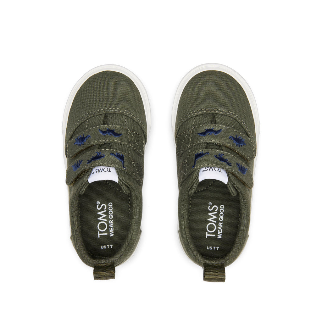 Fenix Sage Dinos Double Strap Toddler Sneaker Top View