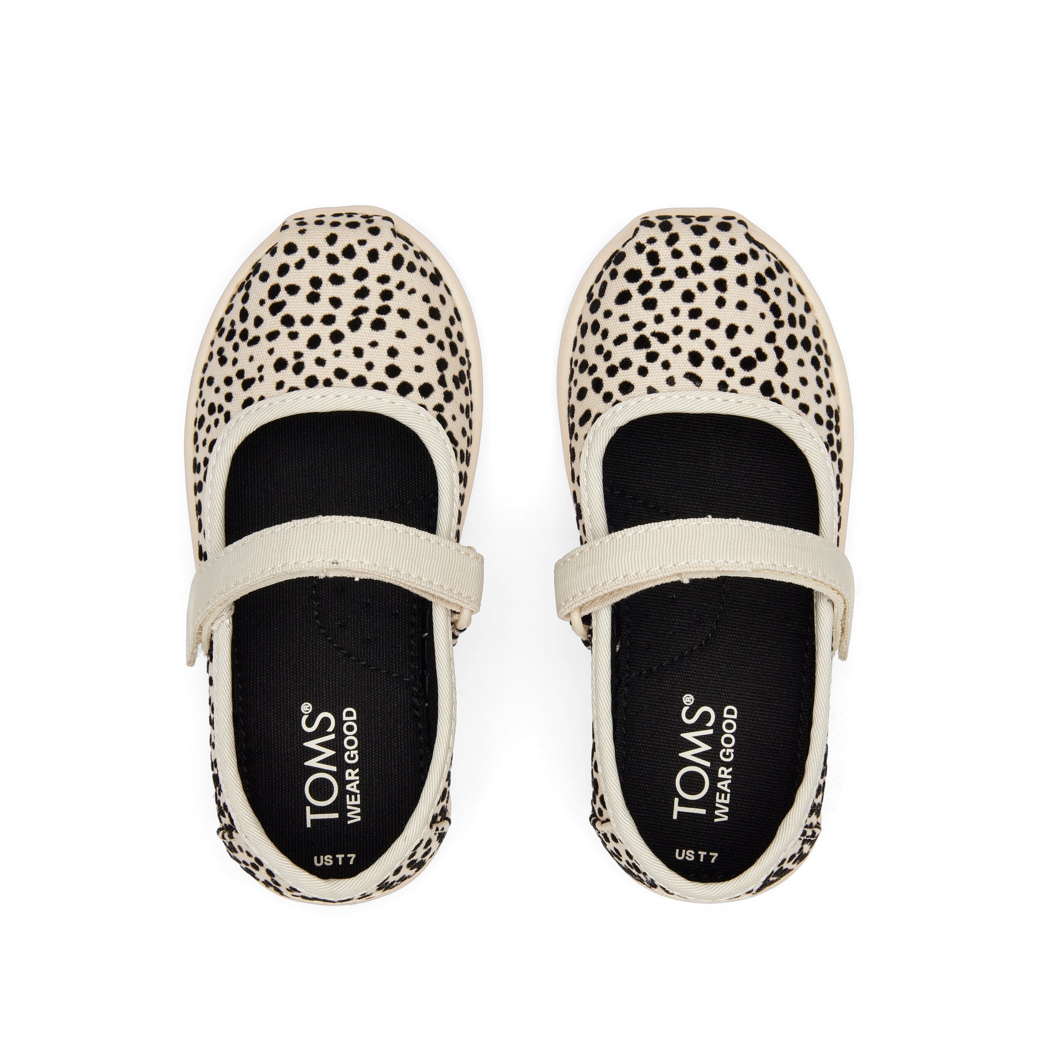 Mary Jane Mini Cheetah Print Toddler Shoe Top View