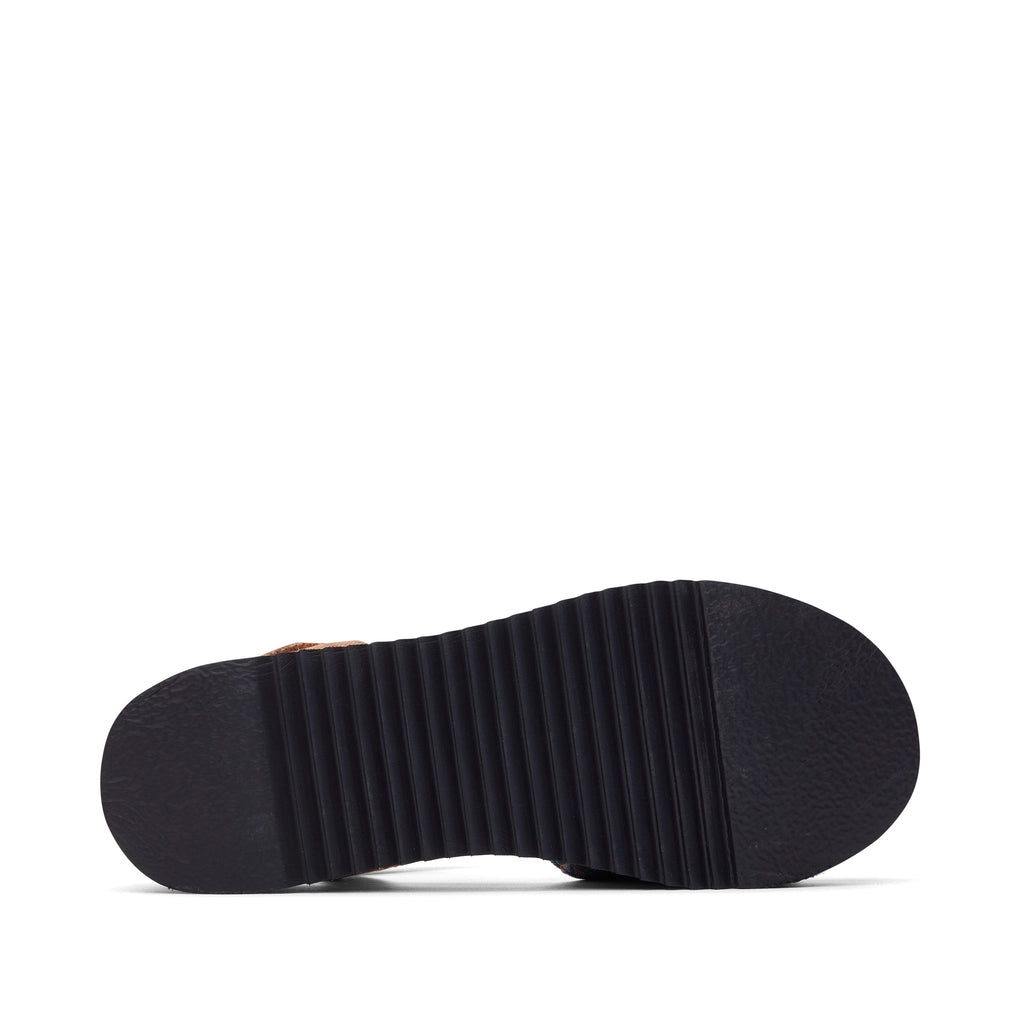 Youth Diana Floral Embroidered Kids Shoe Bottom Sole View