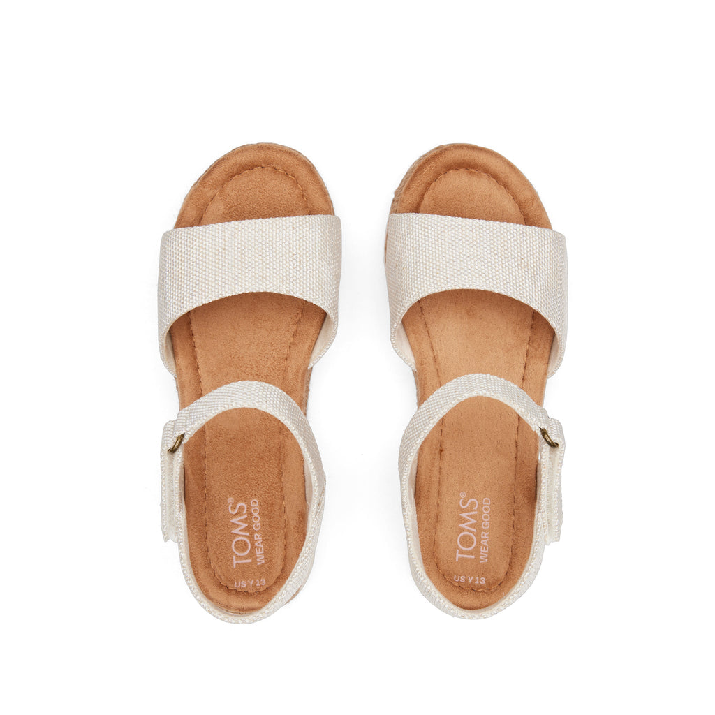 Youth Diana Natural Kids Shoe Top View