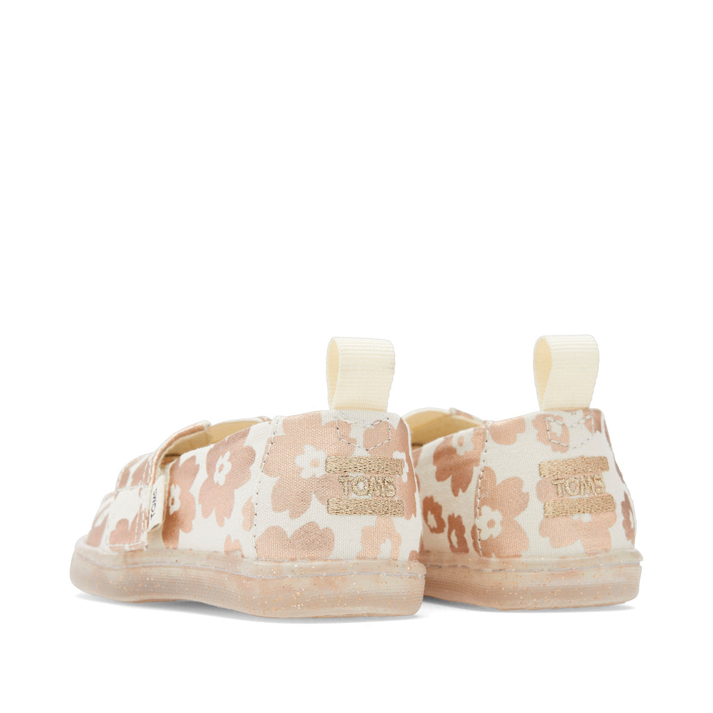 Alpargata Ojai Foil Floral Toddler Shoe Back View
