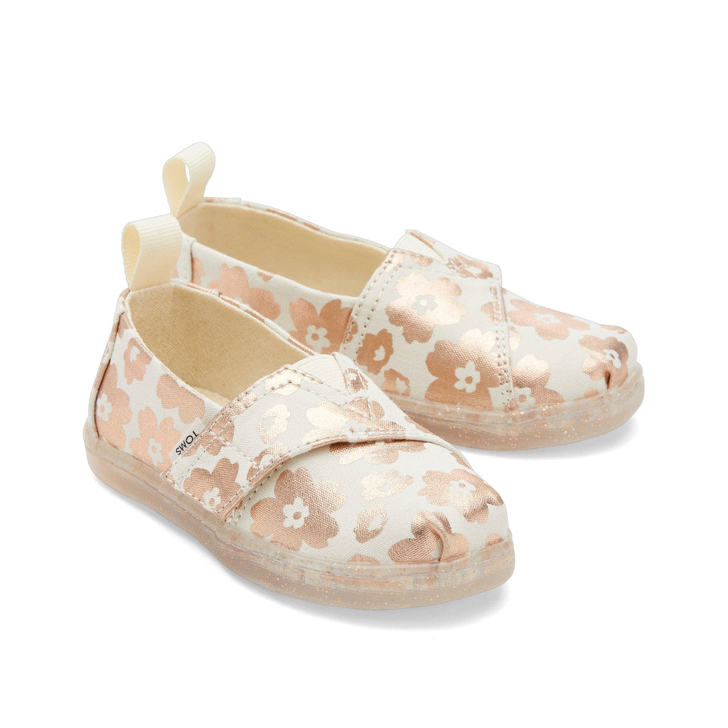 Alpargata Ojai Foil Floral Toddler Shoe Front View