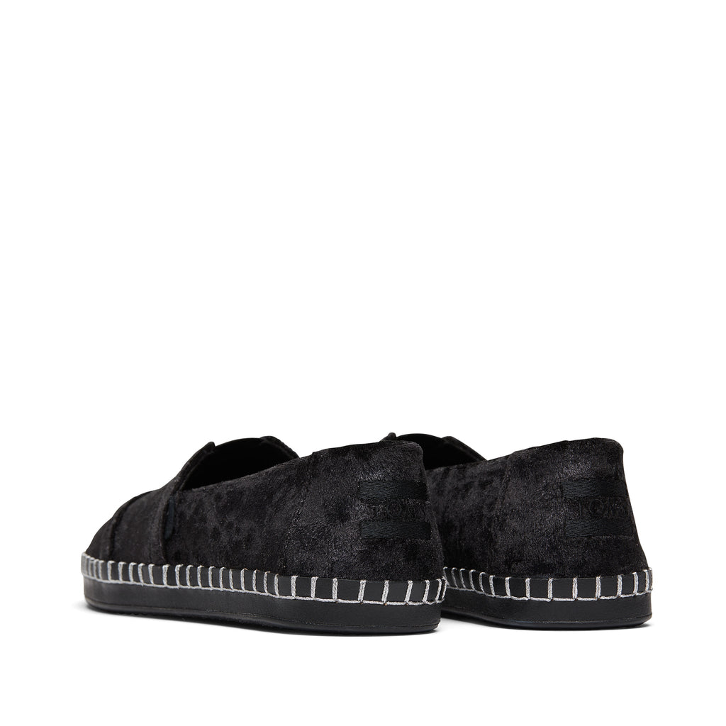 Alpargata Plush Foil Leather Wrap Back View