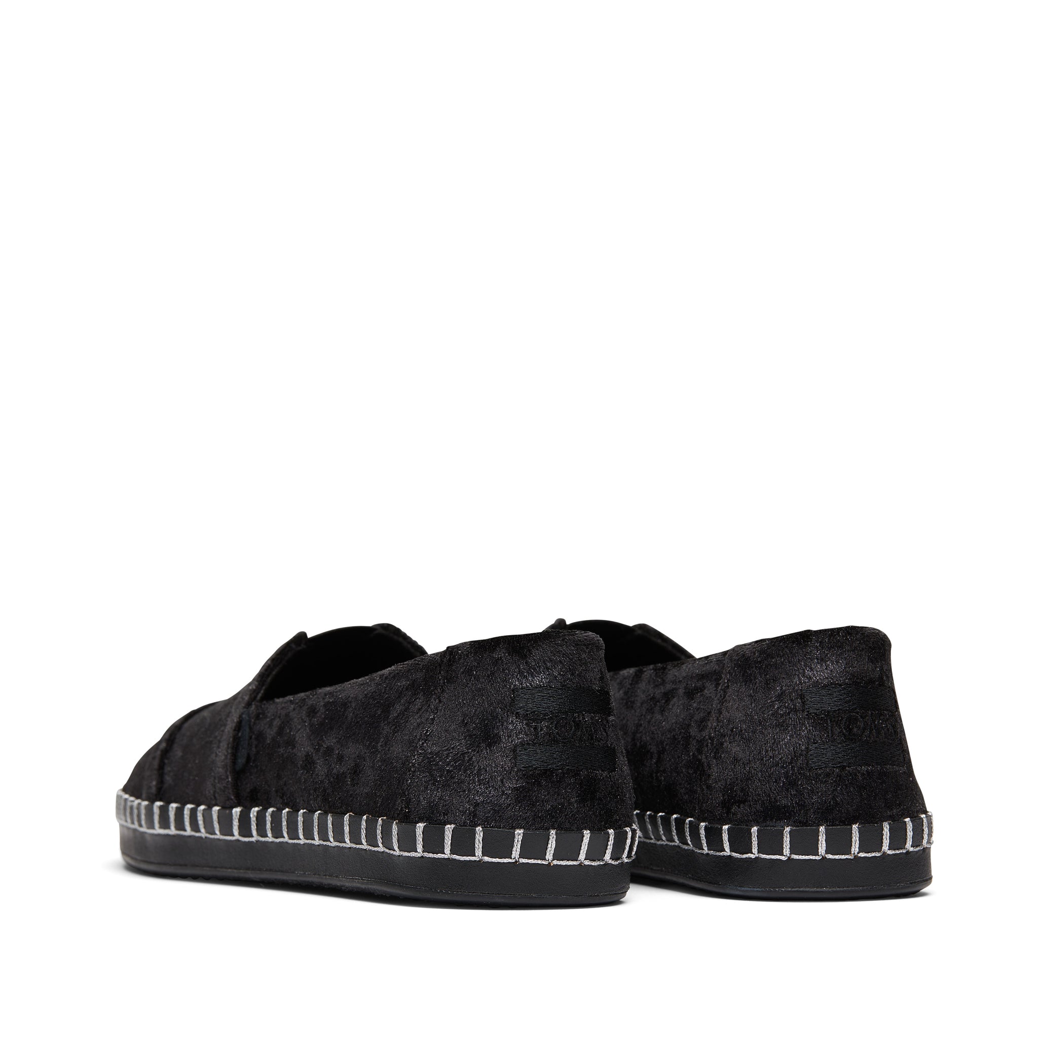 Alpargata Plush Foil Leather Wrap Back View