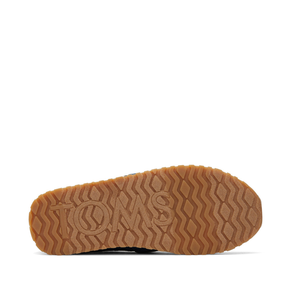 Youth Resident Blue Heritage Canvas Kids Sneaker Bottom Sole View