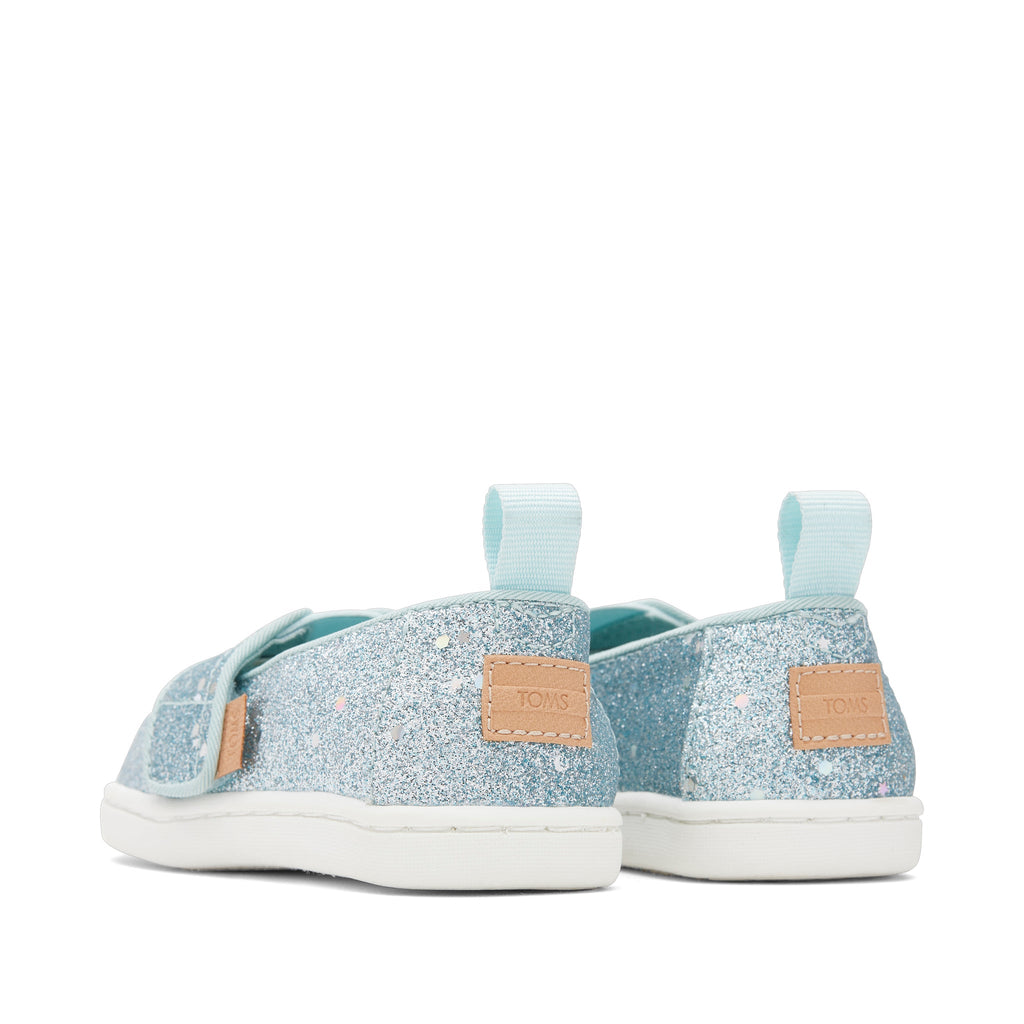 Alpargata Mint Cosmic Glitter Toddler Shoe Back View
