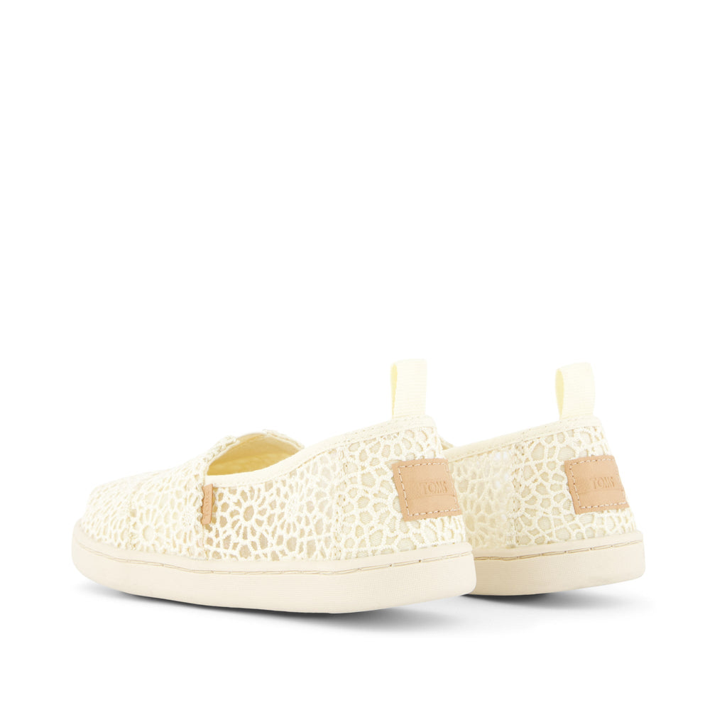 Youth Alpargata Natural Moroccan Crochet Kids Shoe Back View
