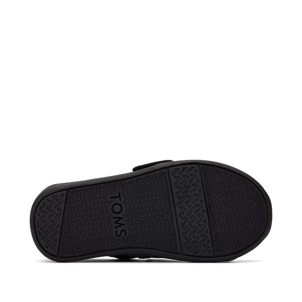 Alpargata Black Cosmic Glitter Toddler Shoe Bottom Sole View