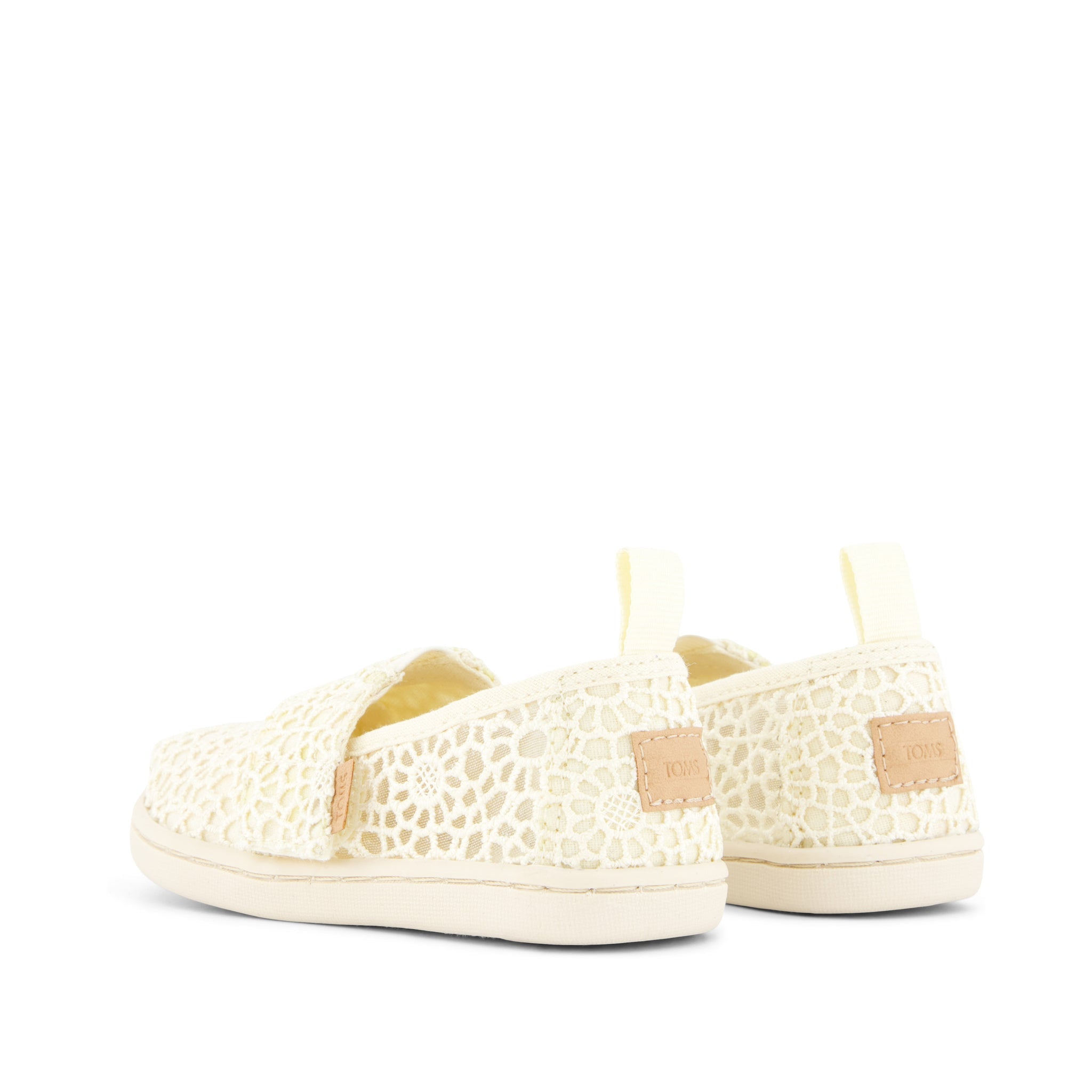 Alpargata Natural Moroccan Crochet Toddler Shoe Back View