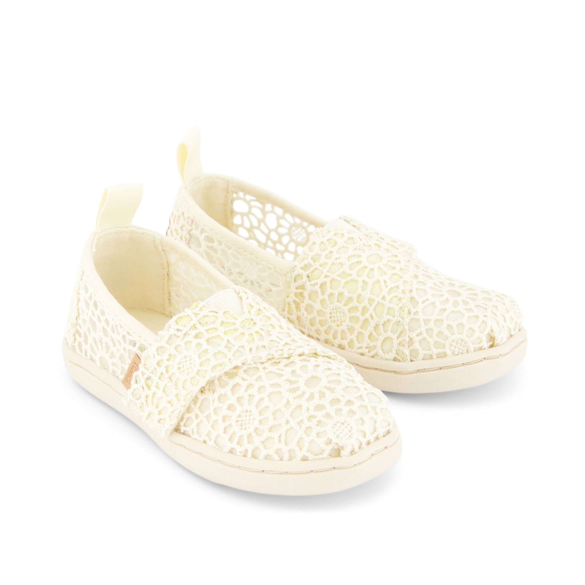 Alpargata Natural Moroccan Crochet Toddler Shoe Front View