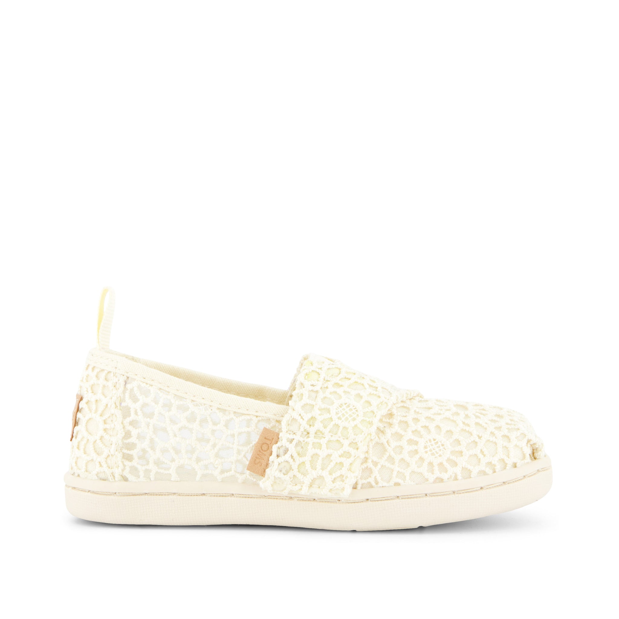 Alpargata Natural Moroccan Crochet Toddler Shoe Side View