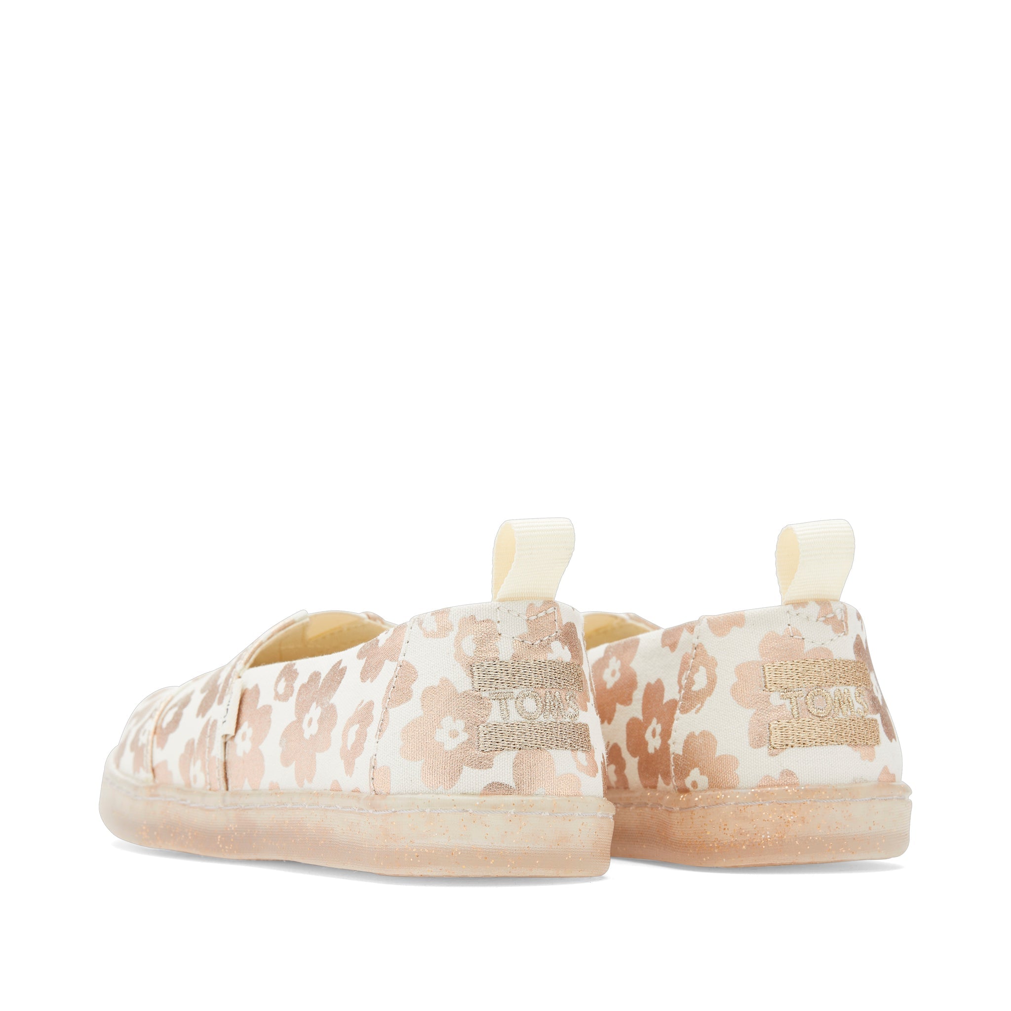 Youth Alpargata Natural Foil Ojai Floral Kids Shoe Back View