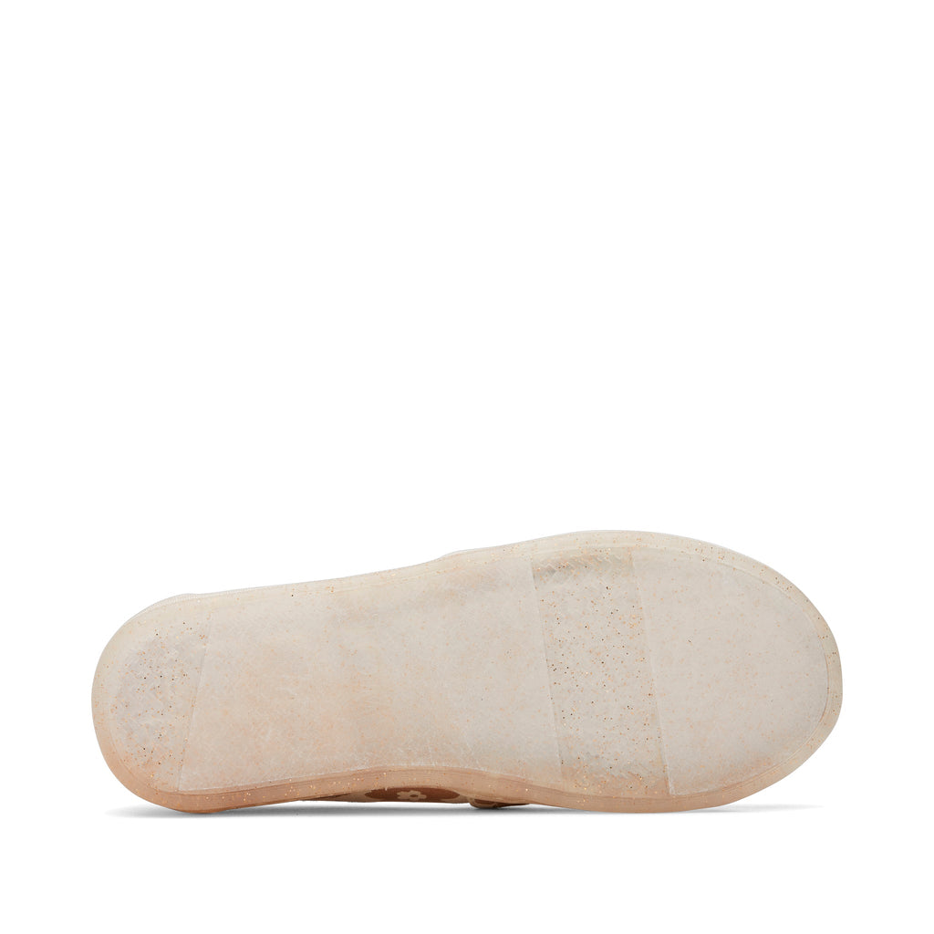 Youth Alpargata Natural Foil Ojai Floral Kids Shoe Bottom Sole View