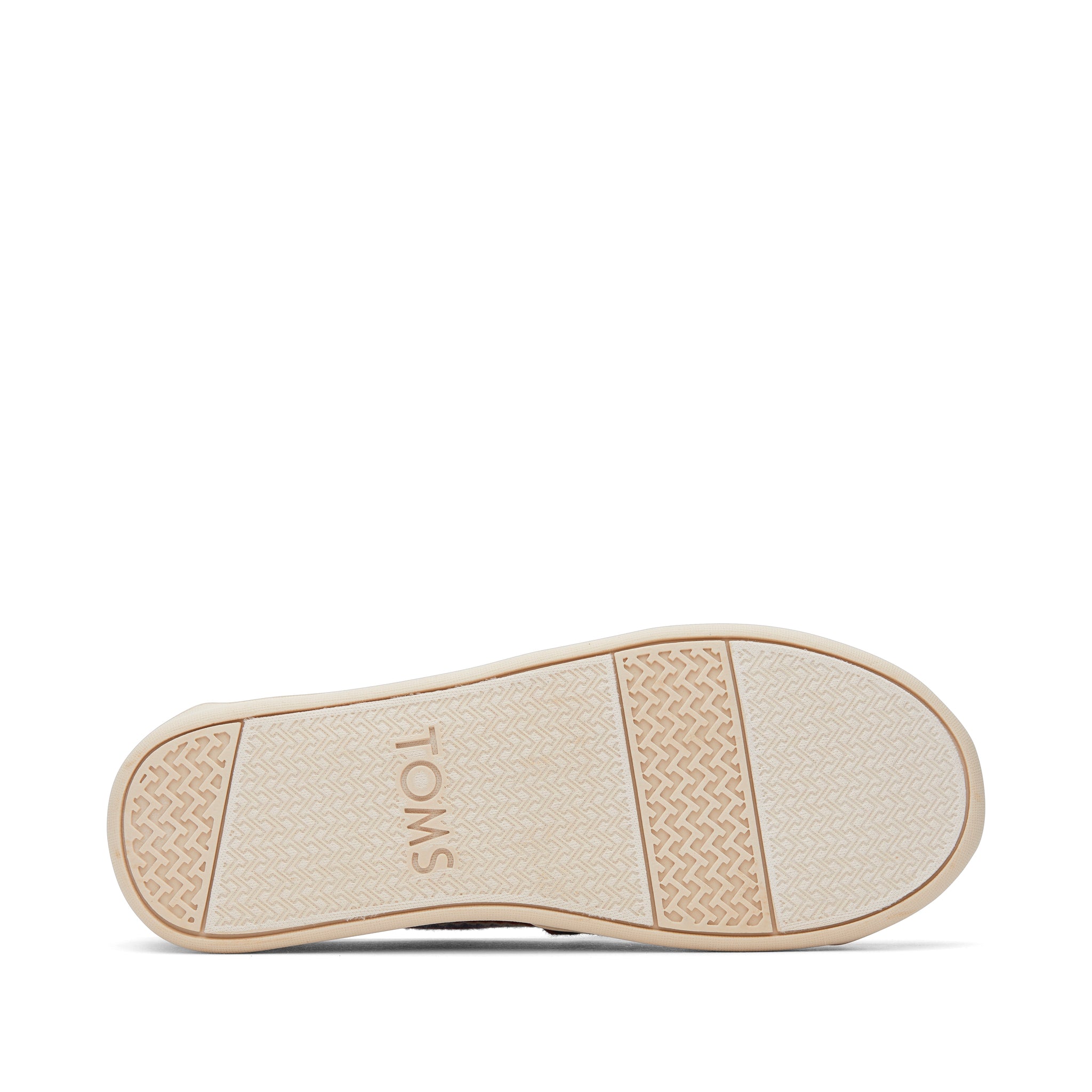 Youth Alpargata Navy Woven Stripes Kids Shoe Bottom Sole View