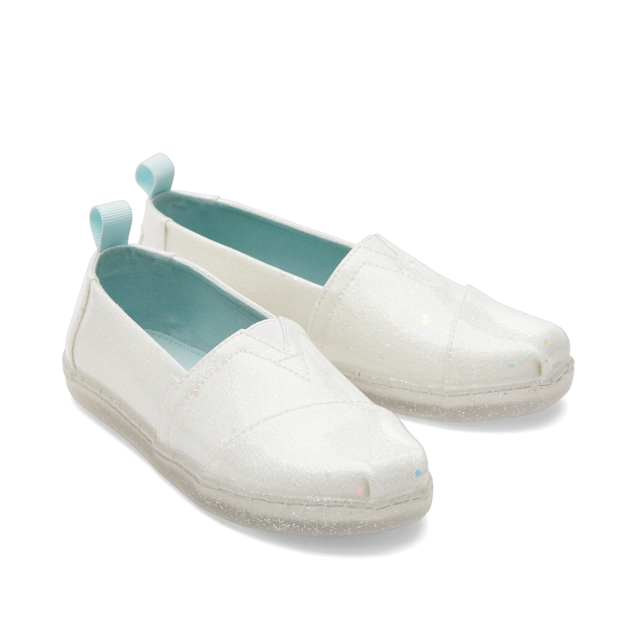 Youth Alpargata Confetti Glitter Kids Shoe Front View