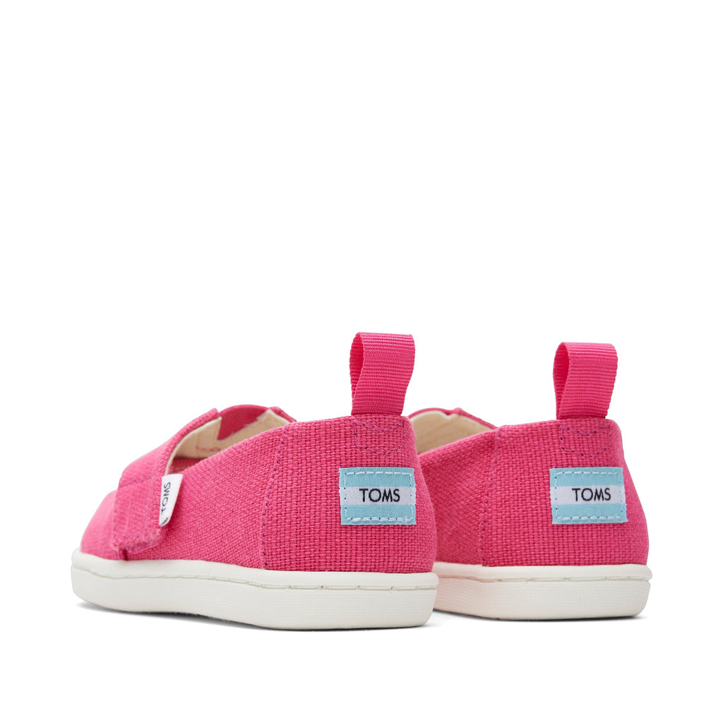 Alpargata Pink Heritage Canvas Toddler Shoe Back View
