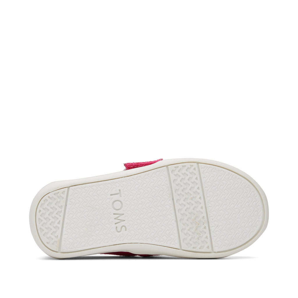 Alpargata Pink Heritage Canvas Toddler Shoe Bottom Sole View