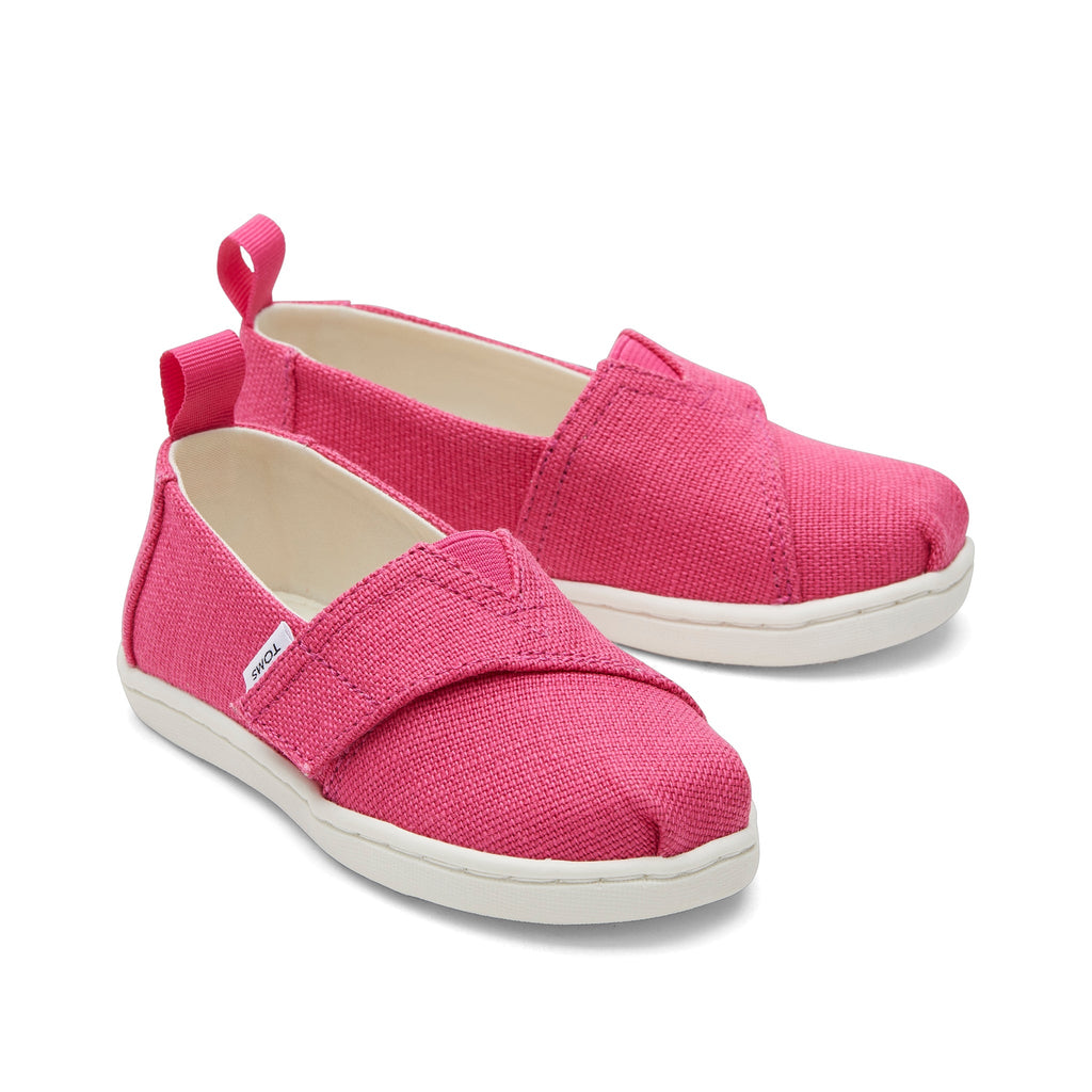 Alpargata Pink Heritage Canvas Toddler Shoe Front View