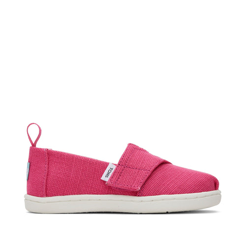 Alpargata Pink Heritage Canvas Toddler Shoe Side View