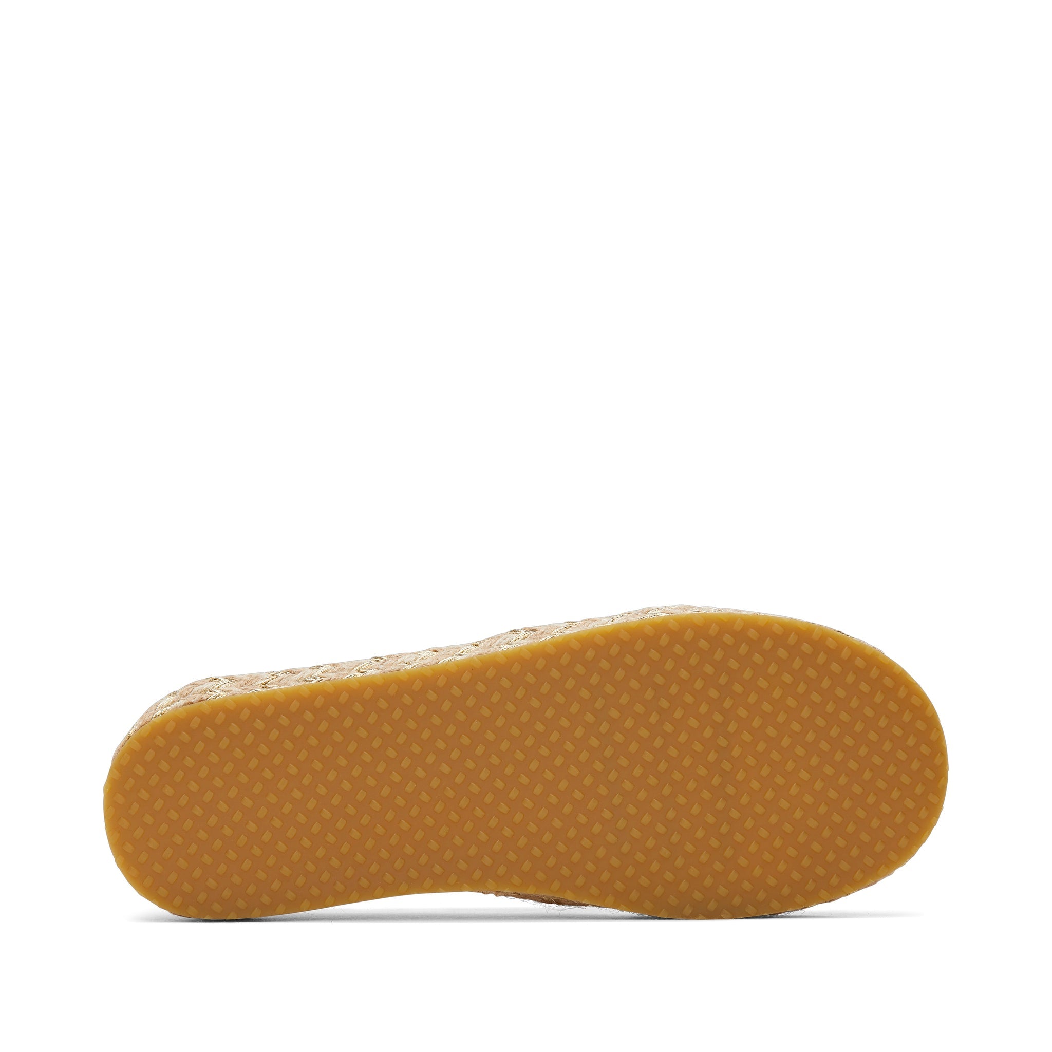Youth Alpargata Natural Metallic Kids Shoe Bottom Sole View