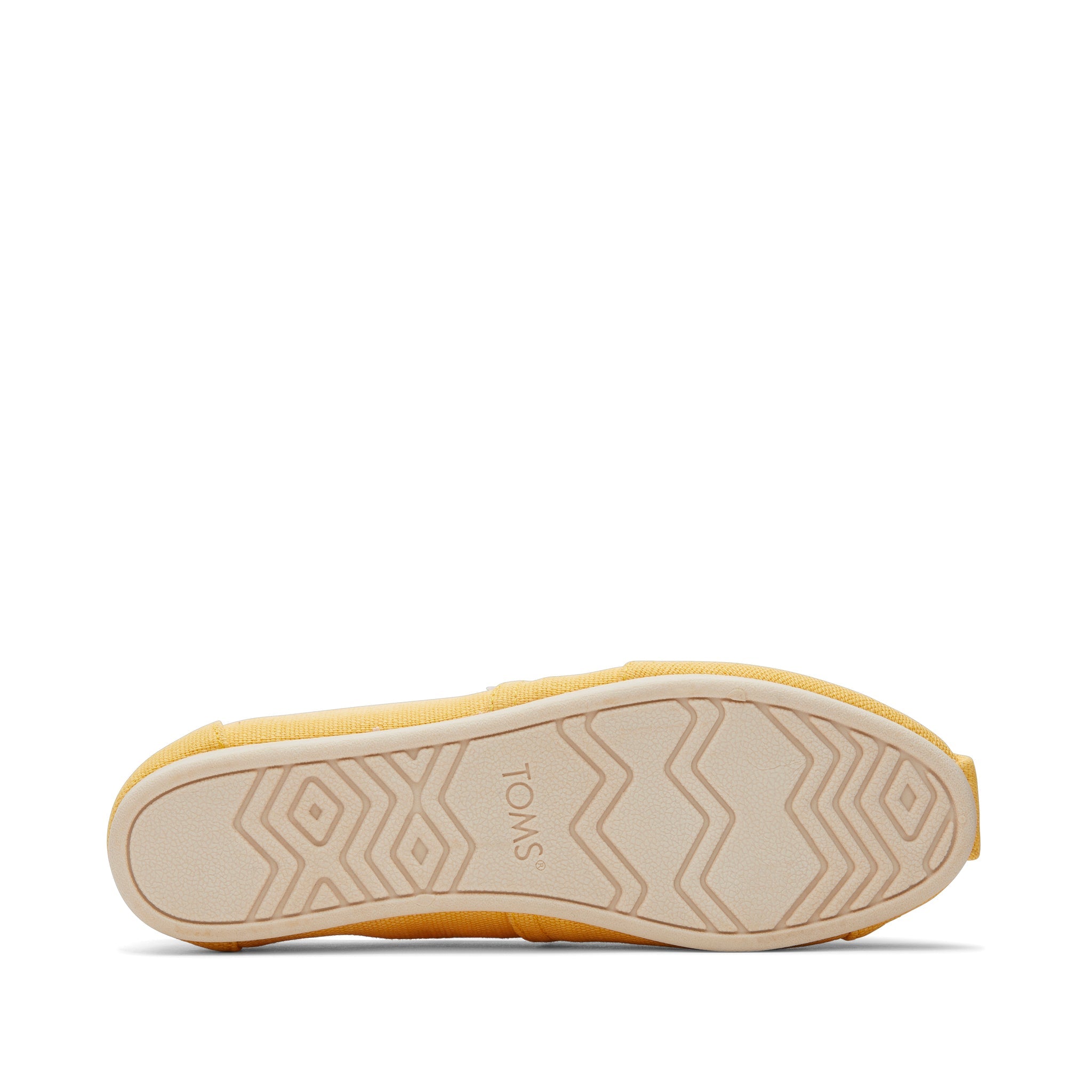 Alpargata Pineapple Yellow Heritage Canvas Bottom Sole View