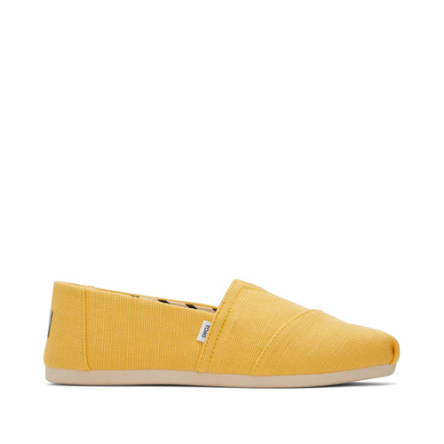 Alpargata Pineapple Yellow Heritage Canvas Side View