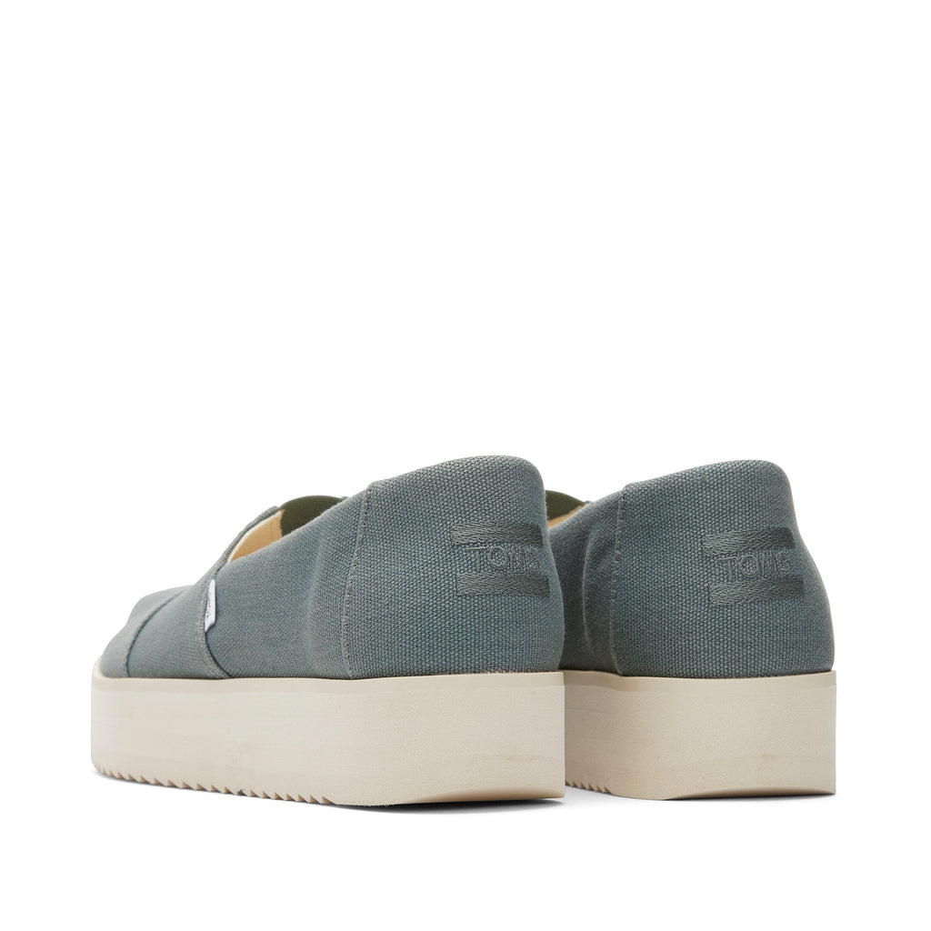 Alpargata Green Midform Espadrille Back View