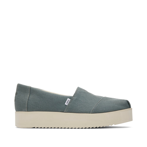 Alpargata Green Midform Espadrille Side View