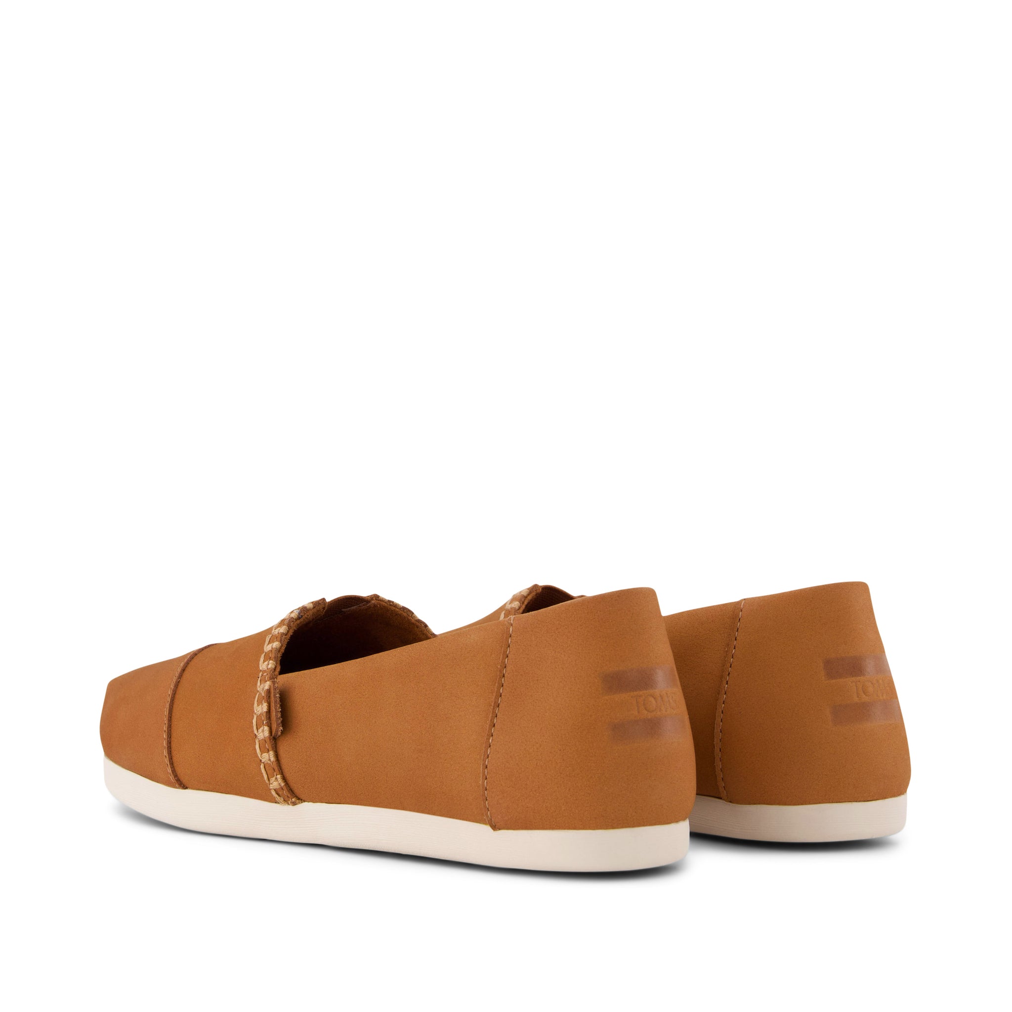 Alpargata Tan Leather Back View