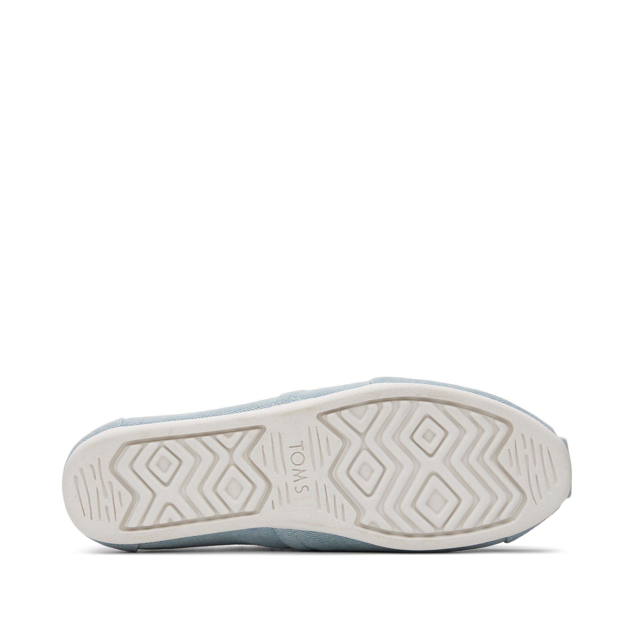 Alpargata Fringed Washed Denim Bottom Sole View