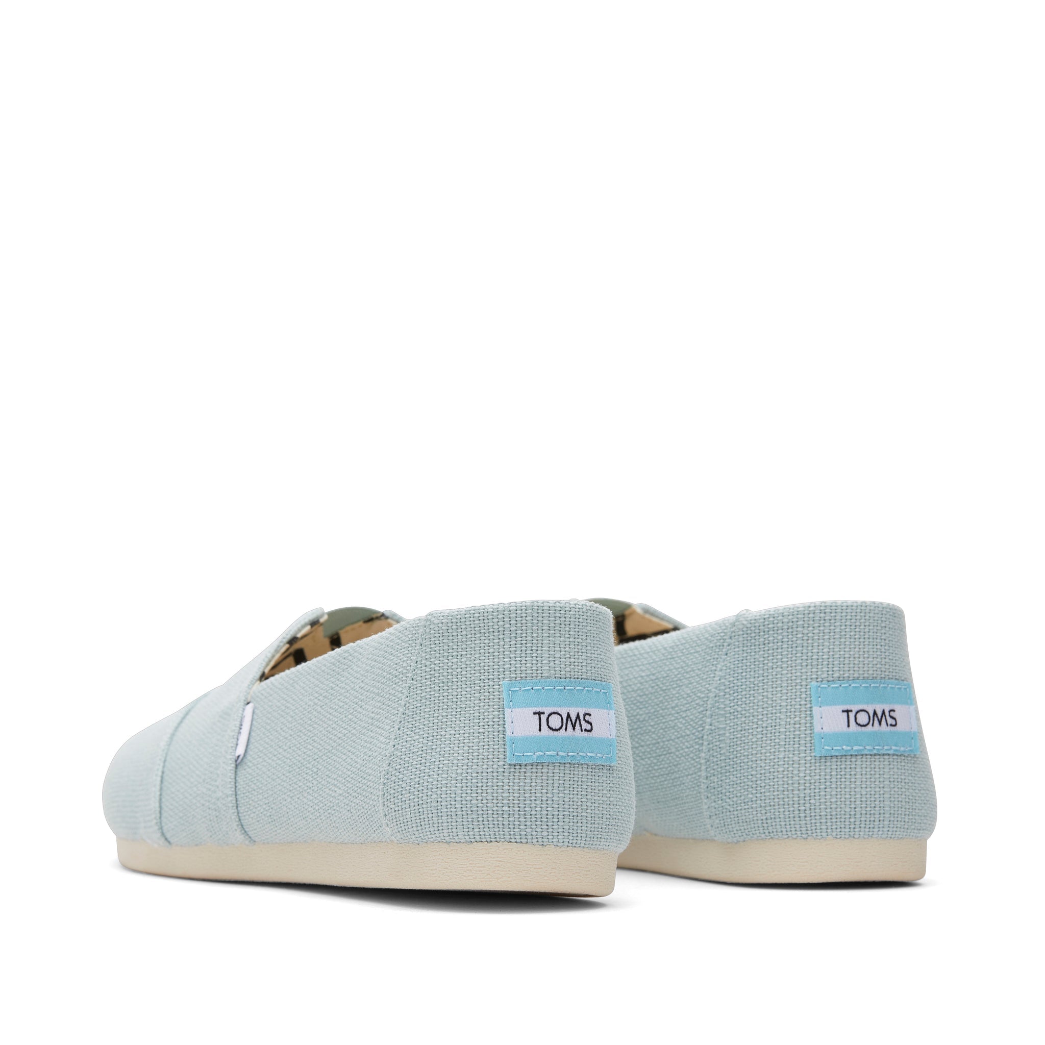 Alpargata Soft Blue Heritage Canvas Back View