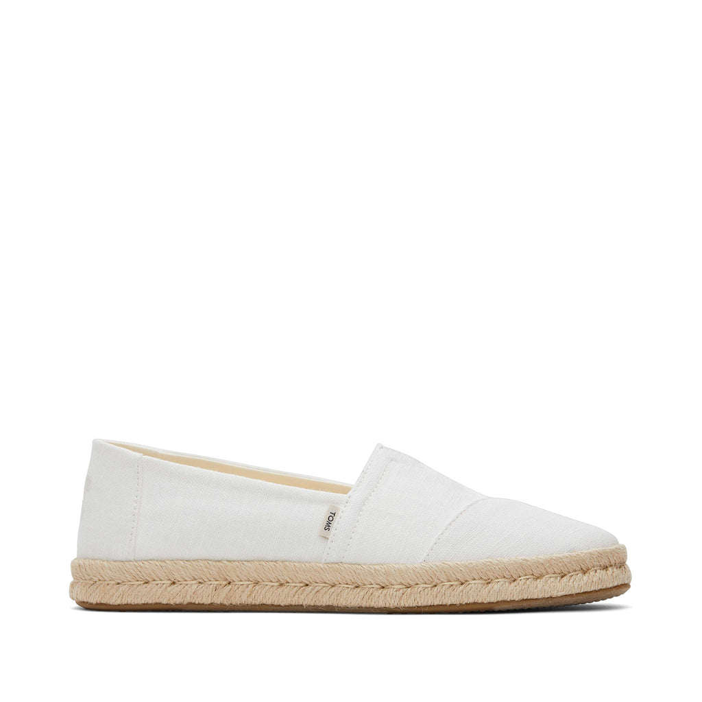 Alpargata Rope 2.0 Espadrille - White Recycled Cotton Side View