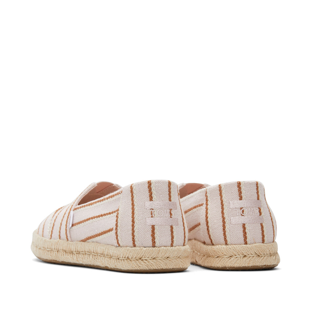 Alpargata Rope 2.0 Pink Stripes Espadrille Back View