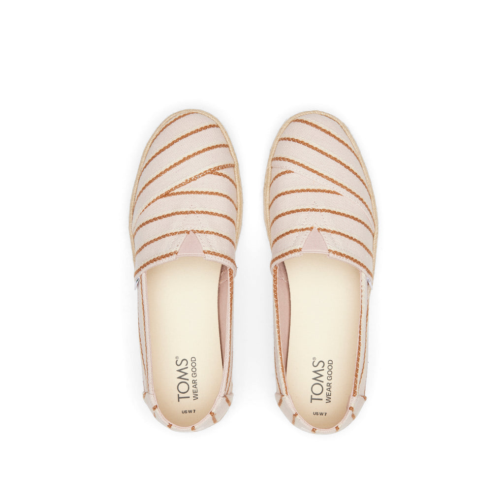 Alpargata Rope 2.0 Pink Stripes Espadrille Top View
