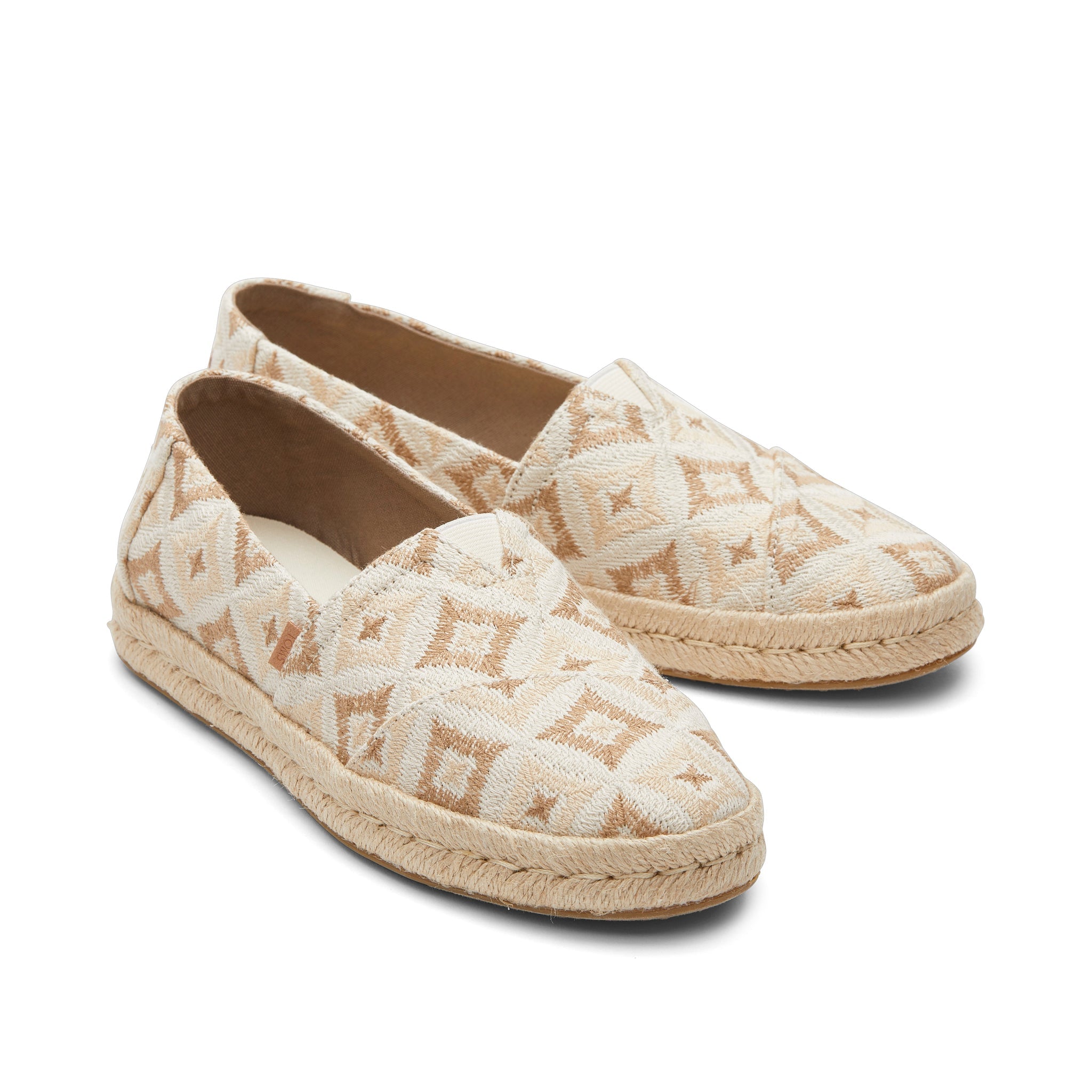 Alpargata Rope 2.0 Natural Geometric Espadrille Front View