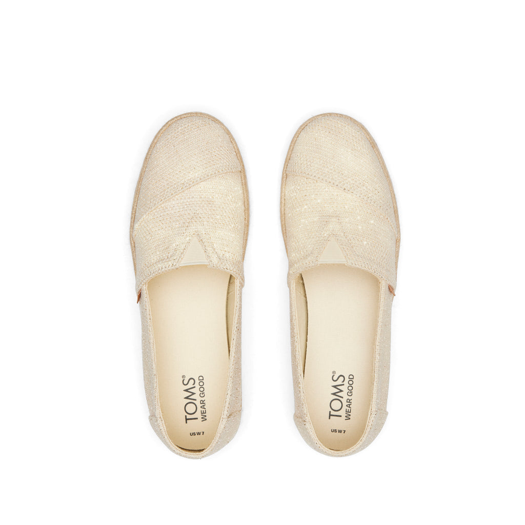 Alpargata Rope 2.0 Natural Metallic Espadrille Top View