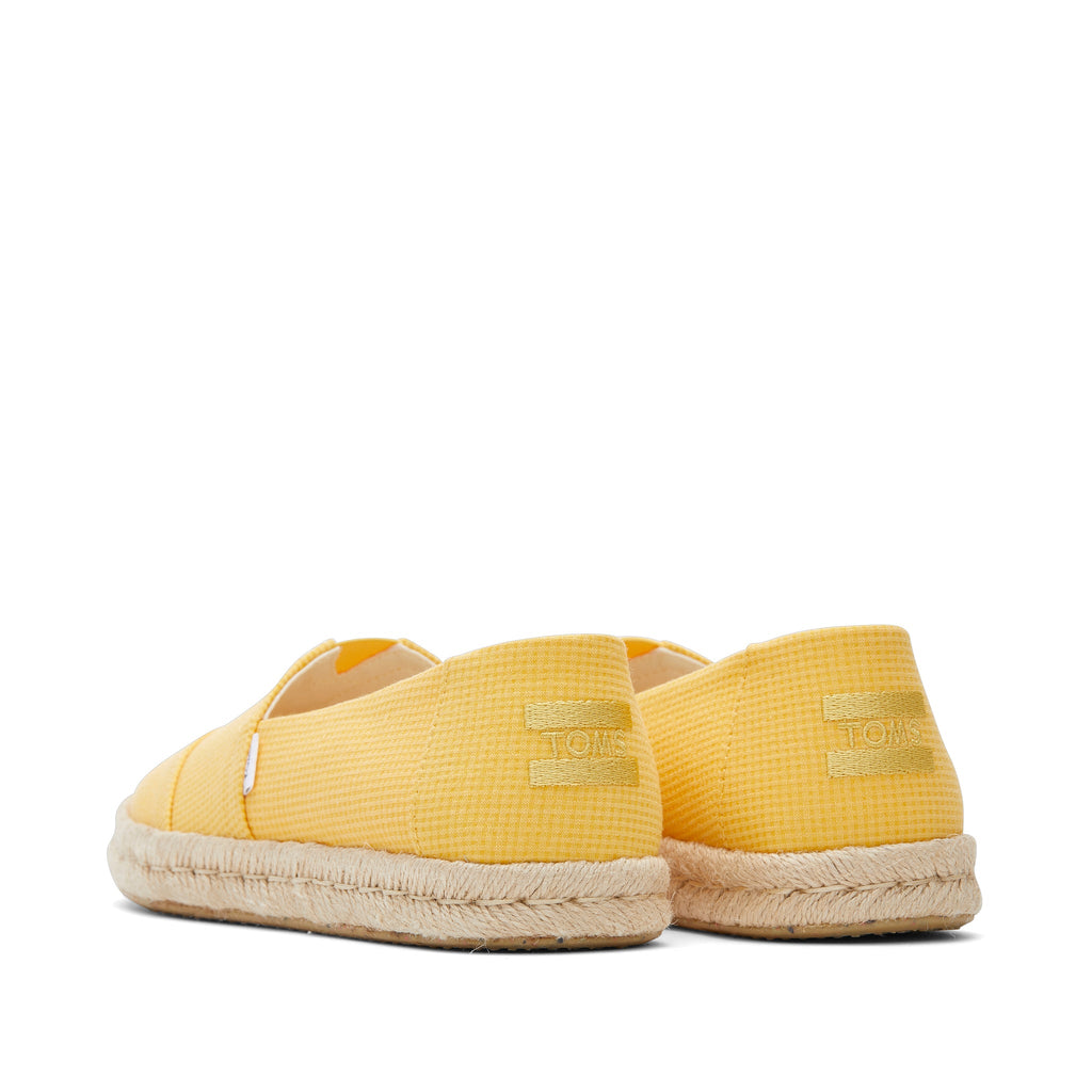 Alpargata Rope 2.0 Yellow Espadrille Back View