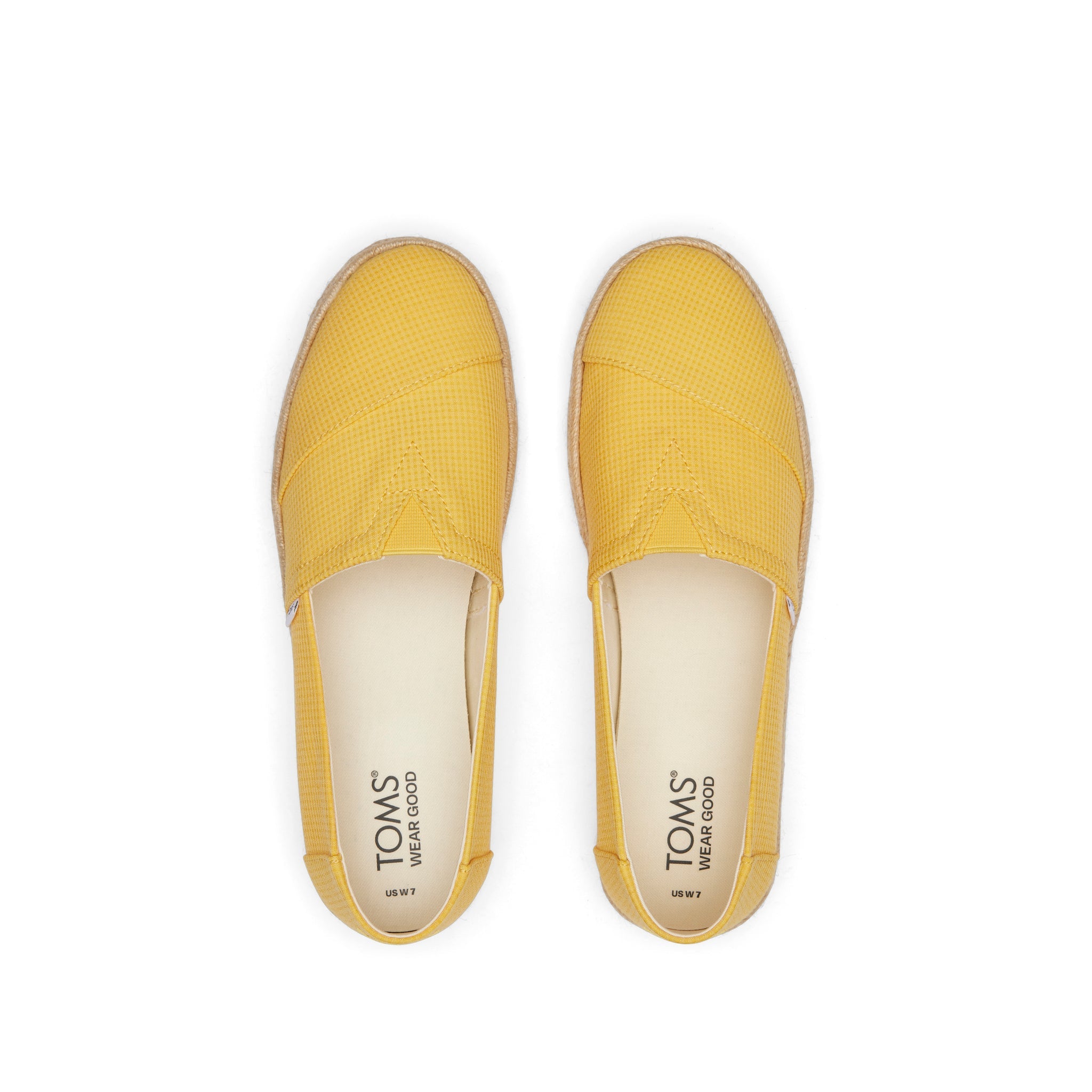Alpargata Rope 2.0 Yellow Espadrille Top View