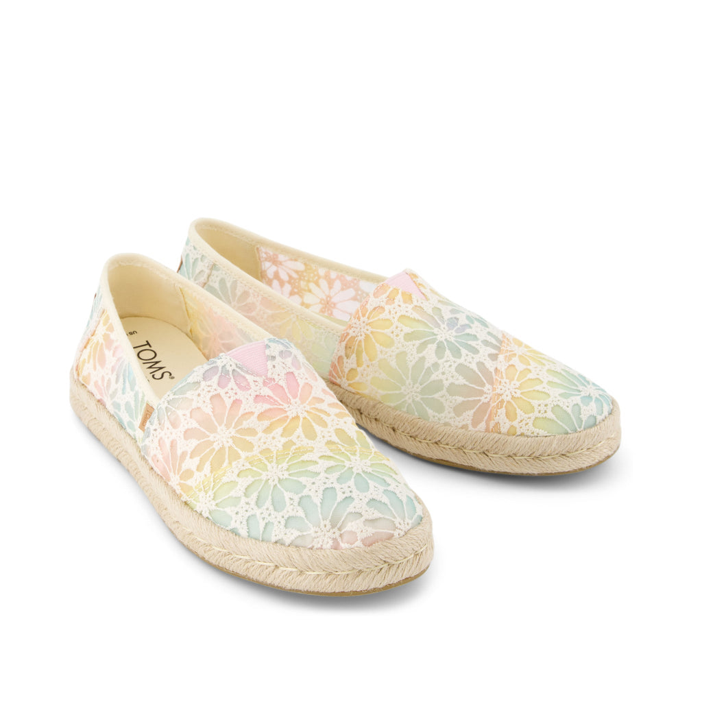Alpargata Rope 2.0 Ombre Floral Lace Espadrille Front View