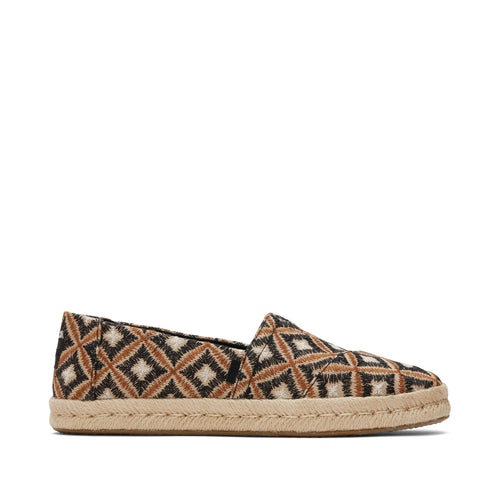 Alpargata Rope 2.0 Black Geometric Espadrille Side View