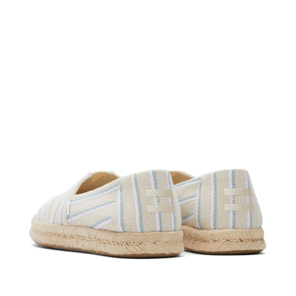 Alpargata Rope 2.0 Cream Stripes Espadrille Back View
