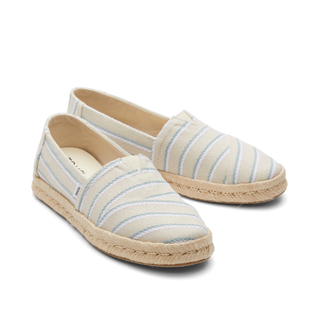 Alpargata Rope 2.0 Cream Stripes Espadrille Front View